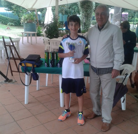 Edoardo D'Arrigo vince il torneo U14 di Livorno