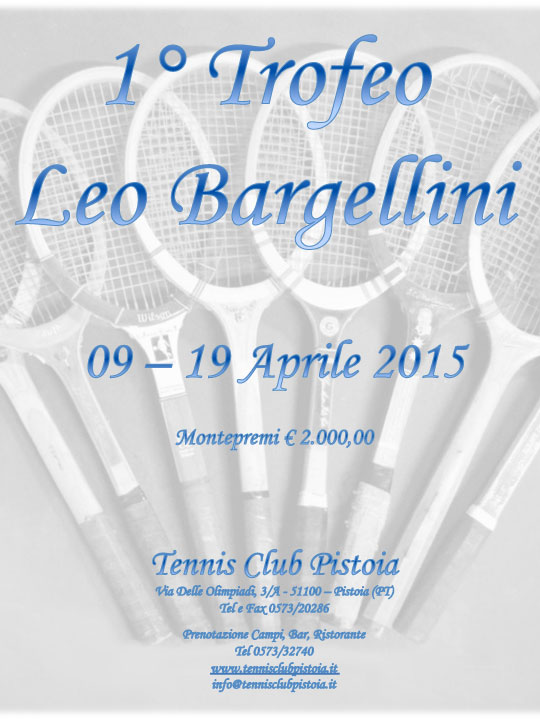Conferenza Stampa Trofeo Leo Bargellini